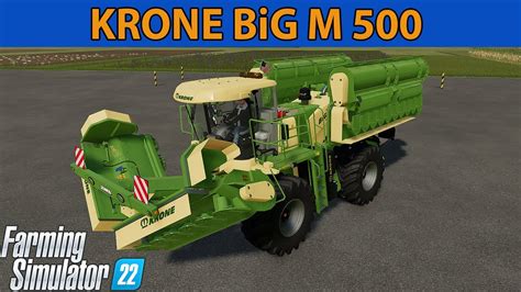 Krone Big M 500 For Farming Simulator 22 Youtube