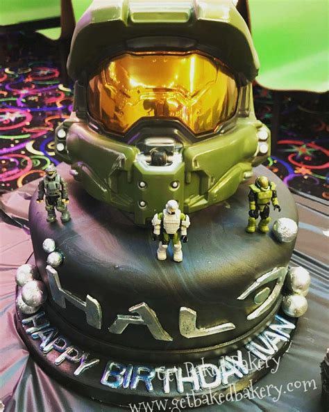 Halo Birthday Cake Halo Birthday Parties Halo Cake Mens Birthday Party