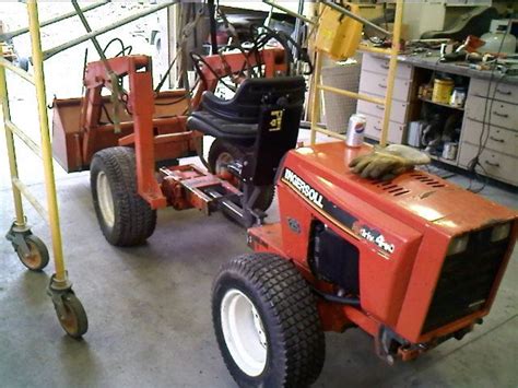 Birth Of A 4wd Articulated Garden Tractor Tractors Homemade Tractor