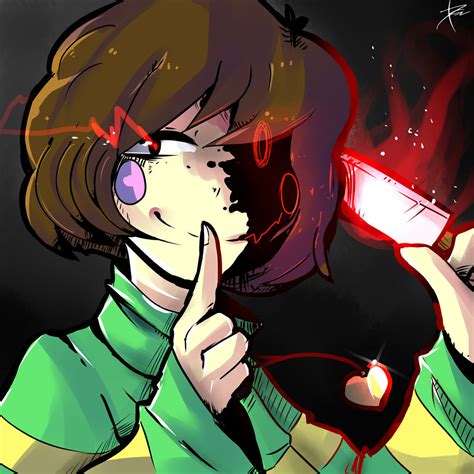 Glitchtale Chara By Randomcolornice On Deviantart