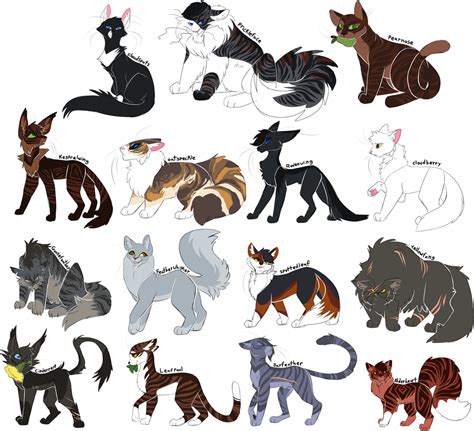 Every Thunderclan Medicine Cat Ever By Draikinator Warrior Cats Art