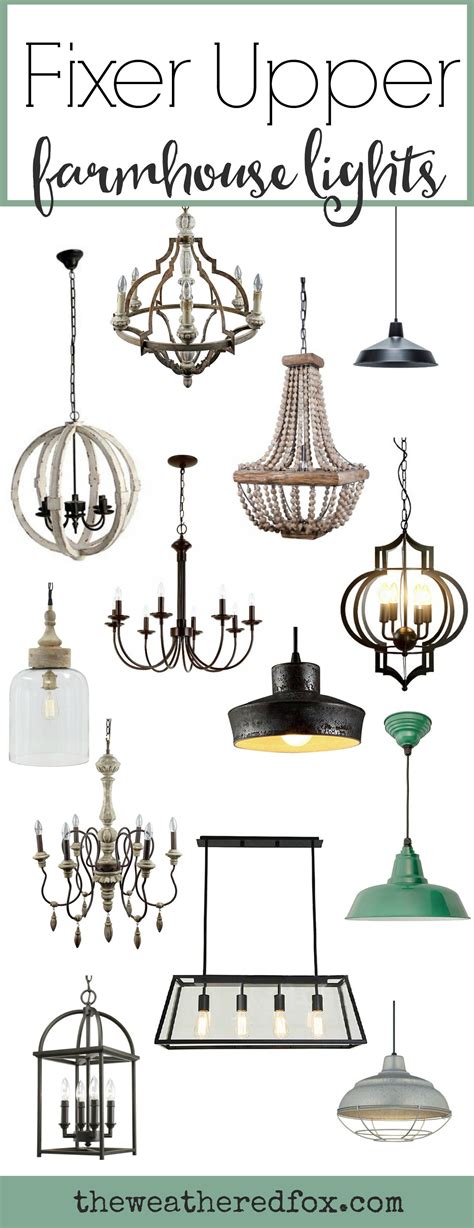 What kind of light do you use in a barn? Fixer Upper Lighting for Your Home | Farmhouse light ...