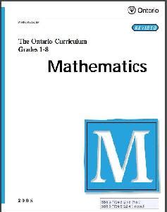 Mathematics The Ontario Curriculum Grad Publications Ontario