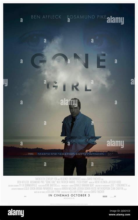 Ben Affleck Poster Gone Girl 2014 Stock Photo Alamy