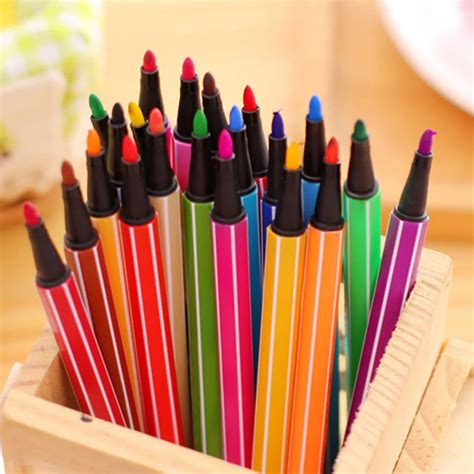 1setlot 12 Colors Washable Watercolor Pens Marker Painting Pen