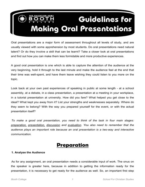 Making Oral Presentations Guidelinespub