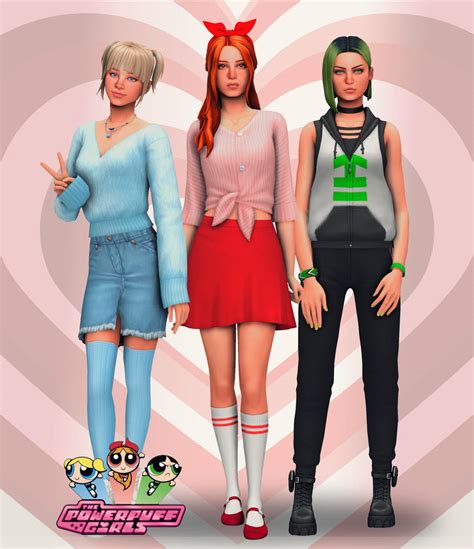 The Sims 4 Powerpuff Girls By Dreamscarx On Deviantart
