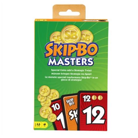 Mattel Skip Bo Masters Card Game 1 Ct King Soopers