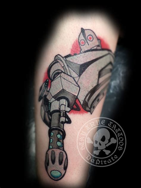 Introducing Iron Giant Tattoo Ideas To Show Off Your Personality