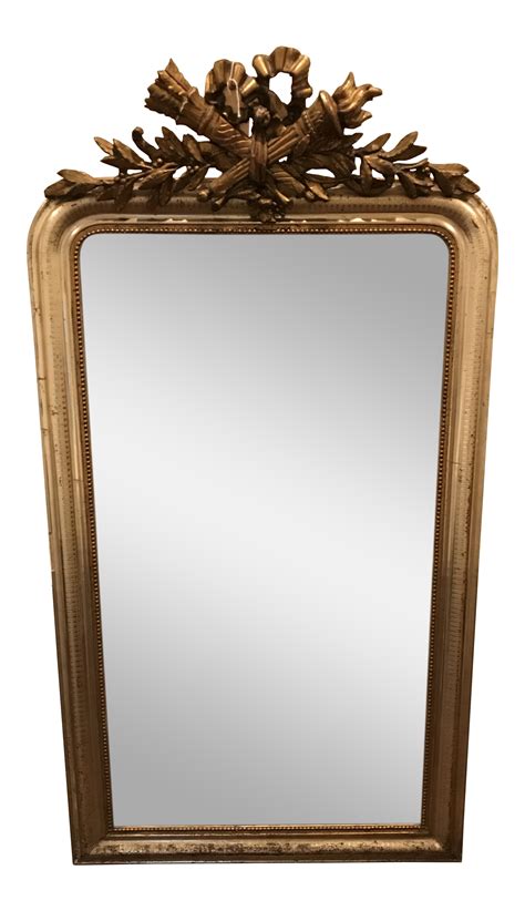 18th Century Gilded Silver & Gold Mirror on Chairish.com | Mirror, Gold mirror, Mirror wall