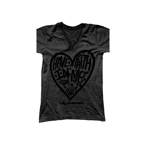 A Day To Remember Have Faith In Me Girls Grey V Neck Clothes