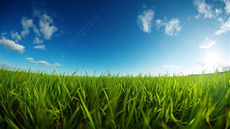 Green Grass Blue Sky Trees