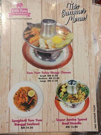 Thai luck thai cuisine serves their mama noodle with authentic thai recipes and imported ingredients. Menu - Picture of Little Rara Thai Noodle House, Kuala ...