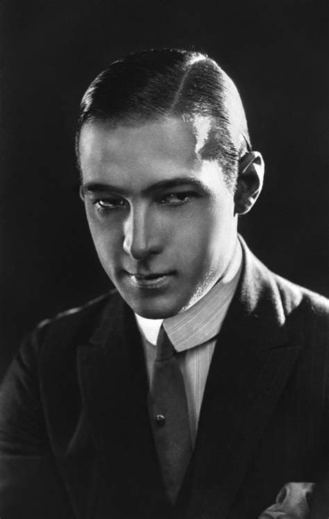 1920s Hairstyles For Men Rudolph Valentino Silent Film Silent Film
