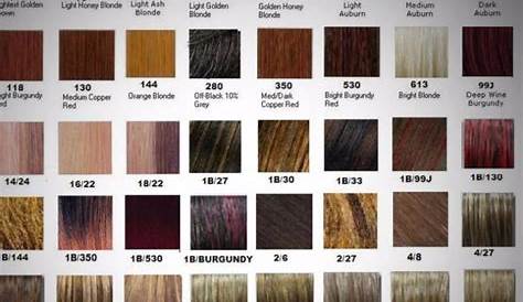 redken hair gloss color chart