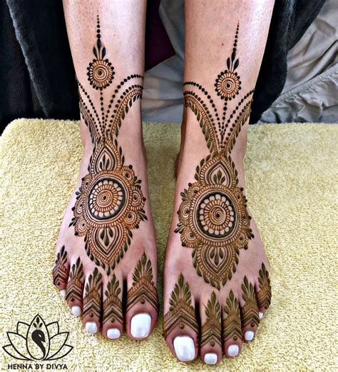 Standard Foot Bridal Mehndi Designs Foot Bridal Mehndi Designs