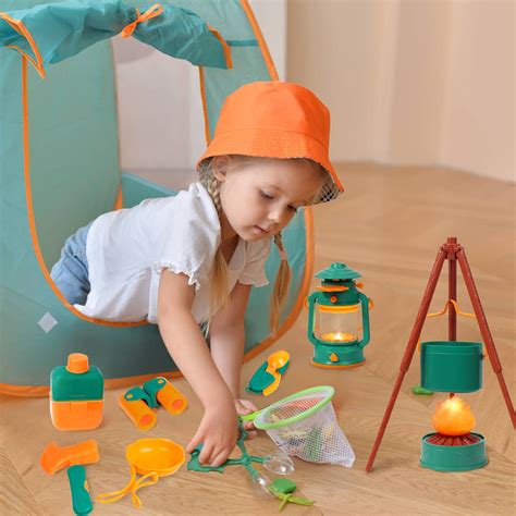 Camping Gear For Kids Outdoor Play Set With Tent Meland