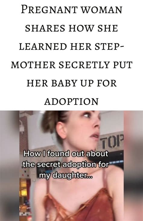 Pregnant Woman Shares How She Learned Her Step Mother Secretly Put Her