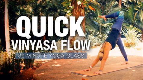 A Quick Vinyasa Flow Yoga Class Five Parks Yoga Youtube