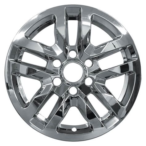 18 Inch Chevrolet Silverado 1500 2019 2021 Chrome Wheel Skins 4 Ws8019p C