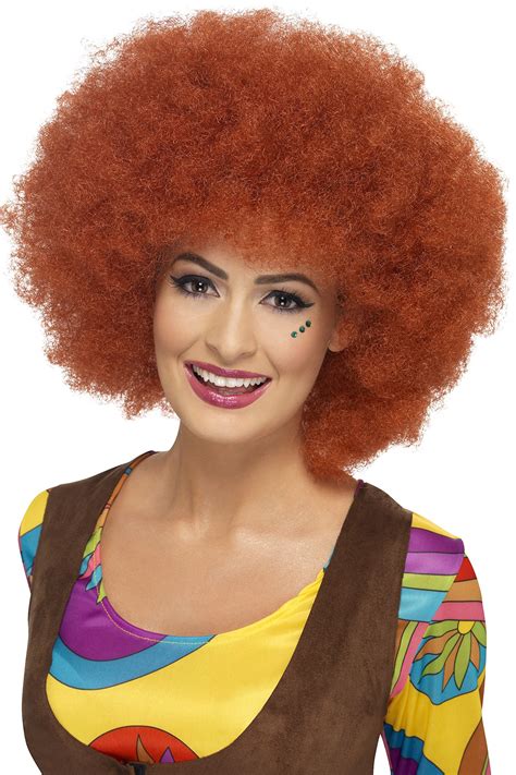 Smiffys Adult Unisex 60 S And 70 S Funky Afro Wig Funtober