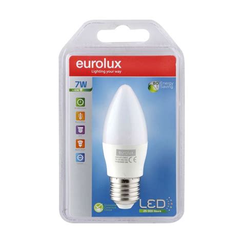 Eurolux Led Candle E27 7w Warm White Hifi Corporation