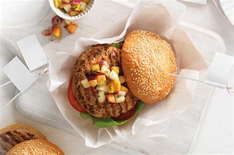 Turkey Burgers With Fruit Relish Meat Poultry Ontario