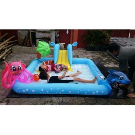 Harga perosotan seluncuran anak prosotan fiber 1,7m. New Kolam Air Renang Anak Fantastic Aquarium Seluncuran ...