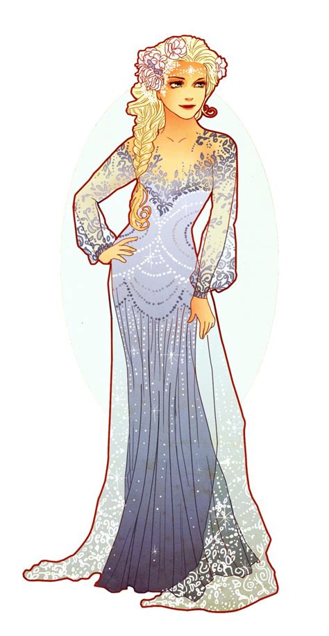Art Nouveau Elsa By Hannah Alexander