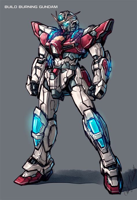 Burning Gundam By Saosurvivor On Deviantart