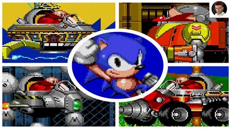 Sonic The Hedgehog 2 All Bosses Ending No Damage Youtube