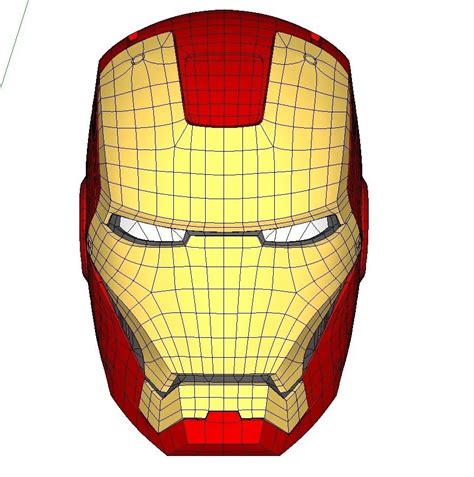 Free Stl File Iron Man Head 👨・3d Printable Object To Download・cults