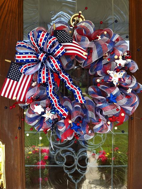 My Pinterest Inspired Memorial Day Flag Day And 4th Of July Wreath
