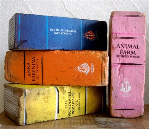 Book Bricks For The Best Bookends Ever Abebooks Reading