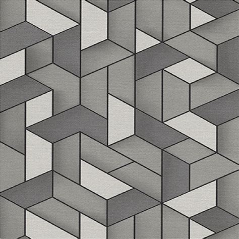 Erismann Levante 3d Geometric Textured Embossed Vinyl