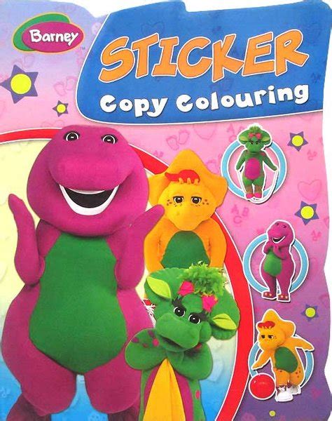 Jual Barney Sticker Copy Colouring Activity Book Di Lapak Liebe