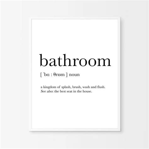 Bathroom Signs Bathroom Wall Art Bathroom Art Bathroom Poster Rustic Bathroom Funny
