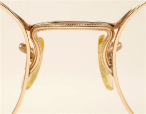 optometrist attic ao gold ful vue p3 wire rim vintage eyeglasses
