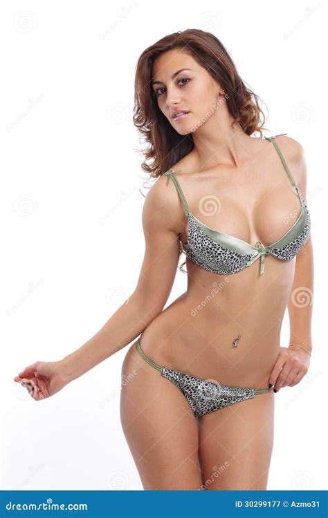 Beautiful Woman Posing In Lingerie Royalty Free Stock Photography