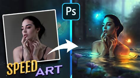 Mermaid Photoshop Manipulation Speed Art Tutorial Youtube