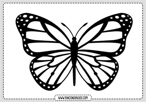 Dibujos De Mariposas Para Colorear Rincon Dibujos 937
