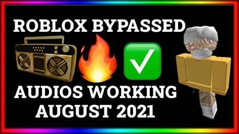 Working Roblox Newest Loudest Bypassed Ids 2021 Audios Codes