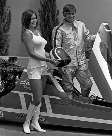 Early 1970s Drag Racer Larry Bowers And Trophy Girl Barbara Roufs Roldschoolcool