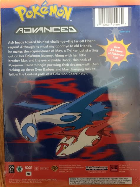 Pokemon Advanced Complete Collection Newsealed 5 Disc Set Loose Cds