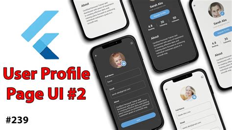 Flutter Tutorial User Profile Page Ui 22 Dark Mode Switch Animation