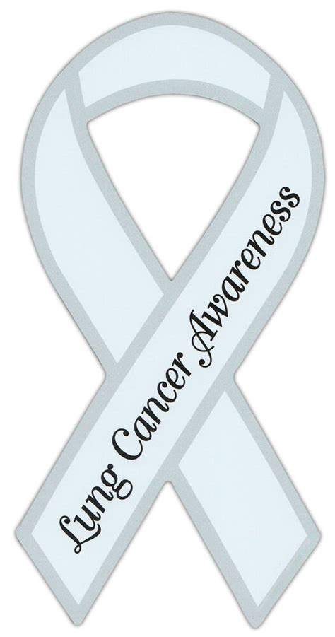 Prostate cancer is third and represented by a ribbon of light blue. Ribbon Awareness Support Magnet - Lung Cancer - Cars ...