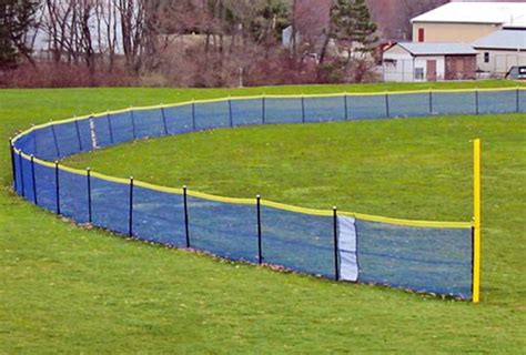 In Ground Fencing Kit For Baseball And Softball Practice Sports