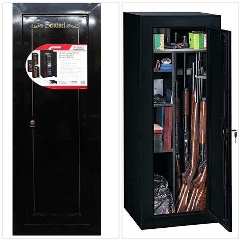New Safe For 18 Gun Rifle Storage Cabinet Vault Fully Convertible Steel