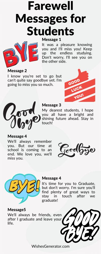 Farewell Messages For Students Farewell Message Message For Teacher