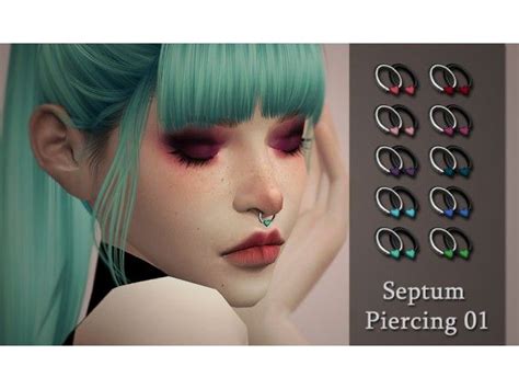 The Sims 4 Piercingset 01 Sims 4 Piercings Sims 4 Sims Images And